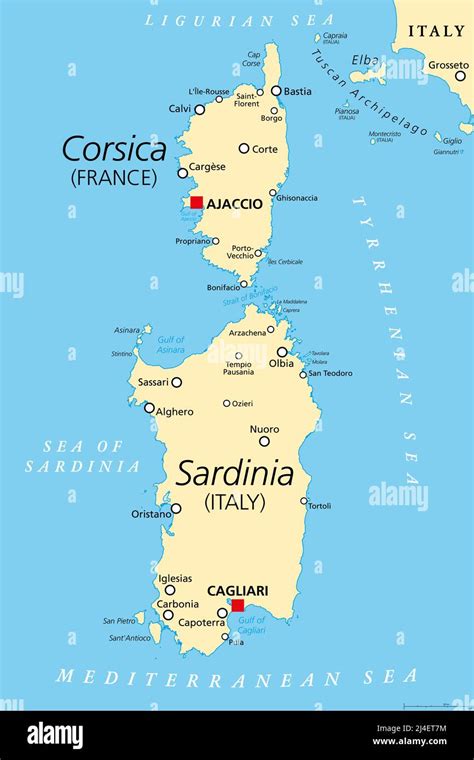 sicily corsica sardinia map.